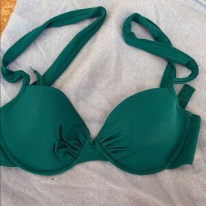 J. Crew Emerald Green Padded Bikini Top